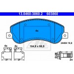 Ate Σετ τακάκια, Δισκόφρενα - 13.0460-3860.2