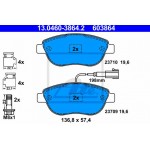 Ate Σετ τακάκια, Δισκόφρενα - 13.0460-3864.2 Ate Σετ τακάκια, Δισκόφρενα - 13.0460-3864.2