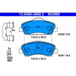 Ate Σετ τακάκια, Δισκόφρενα - 13.0460-3869.2