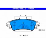 Ate Σετ τακάκια, Δισκόφρενα - 13.0460-3963.2