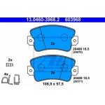 Ate Σετ τακάκια, Δισκόφρενα - 13.0460-3968.2