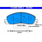 Ate Σετ τακάκια, Δισκόφρενα - 13.0460-3969.2