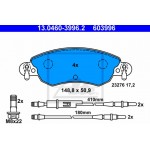 Ate Σετ τακάκια, Δισκόφρενα - 13.0460-3996.2