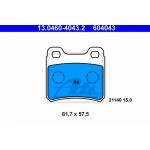 Ate Σετ τακάκια, Δισκόφρενα - 13.0460-4043.2