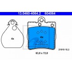 Ate Σετ τακάκια, Δισκόφρενα - 13.0460-4064.2