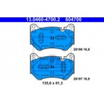 Ate Σετ τακάκια, Δισκόφρενα - 13.0460-4700.2