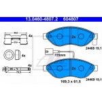 Ate Σετ τακάκια, Δισκόφρενα - 13.0460-4807.2 Ate Σετ τακάκια, Δισκόφρενα - 13.0460-4807.2