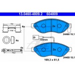 Ate Σετ τακάκια, Δισκόφρενα - 13.0460-4809.2