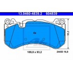 Ate Σετ τακάκια, Δισκόφρενα - 13.0460-4839.2