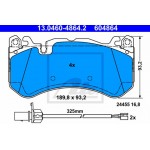 Ate Σετ τακάκια, Δισκόφρενα - 13.0460-4864.2