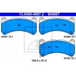 Ate Σετ τακάκια, Δισκόφρενα - 13.0460-4887.2