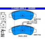 Ate Σετ τακάκια, Δισκόφρενα - 13.0460-4889.2