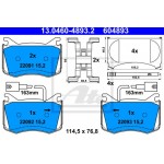 Ate Σετ τακάκια, Δισκόφρενα - 13.0460-4893.2 Ate Σετ τακάκια, Δισκόφρενα - 13.0460-4893.2