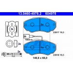 Ate Σετ τακάκια, Δισκόφρενα - 13.0460-4978.2