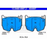 Ate Σετ τακάκια, Δισκόφρενα - 13.0460-4997.2