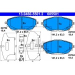 Ate Σετ τακάκια, Δισκόφρενα - 13.0460-5501.2