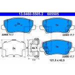 Ate Σετ τακάκια, Δισκόφρενα - 13.0460-5505.2