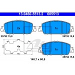 Ate Σετ τακάκια, Δισκόφρενα - 13.0460-5513.2