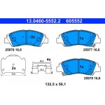 Ate Σετ τακάκια, Δισκόφρενα - 13.0460-5552.2