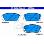Ate Σετ τακάκια, Δισκόφρενα - 13.0460-5600.2