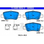 Ate Σετ τακάκια, Δισκόφρενα - 13.0460-5604.2