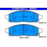 Ate Σετ τακάκια, Δισκόφρενα - 13.0460-5631.2