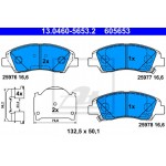 Ate Σετ τακάκια, Δισκόφρενα - 13.0460-5653.2