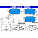 Ate Σετ τακάκια, Δισκόφρενα - 13.0460-5655.2