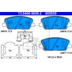 Ate Σετ τακάκια, Δισκόφρενα - 13.0460-5659.2