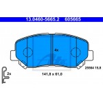 Ate Σετ τακάκια, Δισκόφρενα - 13.0460-5665.2