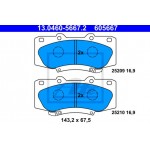 Ate Σετ τακάκια, Δισκόφρενα - 13.0460-5667.2