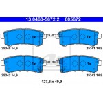 Ate Σετ τακάκια, Δισκόφρενα - 13.0460-5672.2