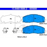 Ate Σετ τακάκια, Δισκόφρενα - 13.0460-5680.2 Ate Σετ τακάκια, Δισκόφρενα - 13.0460-5680.2
