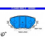 Ate Σετ τακάκια, Δισκόφρενα - 13.0460-5682.2