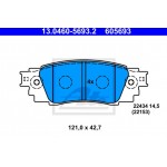 Ate Σετ τακάκια, Δισκόφρενα - 13.0460-5693.2