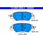 Ate Σετ τακάκια, Δισκόφρενα - 13.0460-5695.2
