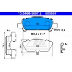 Ate Σετ τακάκια, Δισκόφρενα - 13.0460-5697.2