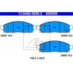 Ate Σετ τακάκια, Δισκόφρενα - 13.0460-5699.2