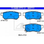Ate Σετ τακάκια, Δισκόφρενα - 13.0460-5731.2