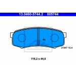 Ate Σετ τακάκια, Δισκόφρενα - 13.0460-5744.2
