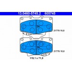 Ate Σετ τακάκια, Δισκόφρενα - 13.0460-5745.2