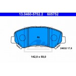 Ate Σετ τακάκια, Δισκόφρενα - 13.0460-5752.2