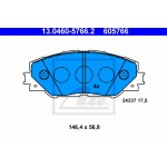 Ate Σετ τακάκια, Δισκόφρενα - 13.0460-5766.2