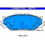 Ate Σετ τακάκια, Δισκόφρενα - 13.0460-5770.2