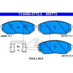 Ate Σετ τακάκια, Δισκόφρενα - 13.0460-5772.2 Ate Σετ τακάκια, Δισκόφρενα - 13.0460-5772.2