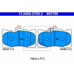 Ate Σετ τακάκια, Δισκόφρενα - 13.0460-5789.2