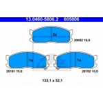 Ate Σετ τακάκια, Δισκόφρενα - 13.0460-5806.2