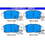 Ate Σετ τακάκια, Δισκόφρενα - 13.0460-5810.2
