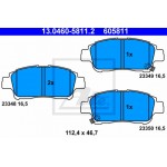 Ate Σετ τακάκια, Δισκόφρενα - 13.0460-5811.2