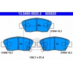 Ate Σετ τακάκια, Δισκόφρενα - 13.0460-5820.2